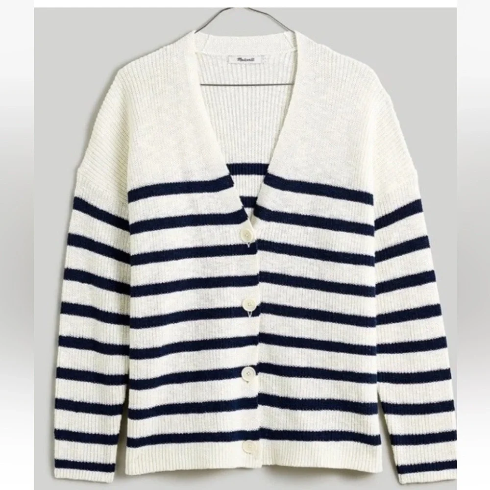 SOLD ON VINTED Madewell V-Neck Button-Front Long Cardigan - Picture 5 of 13